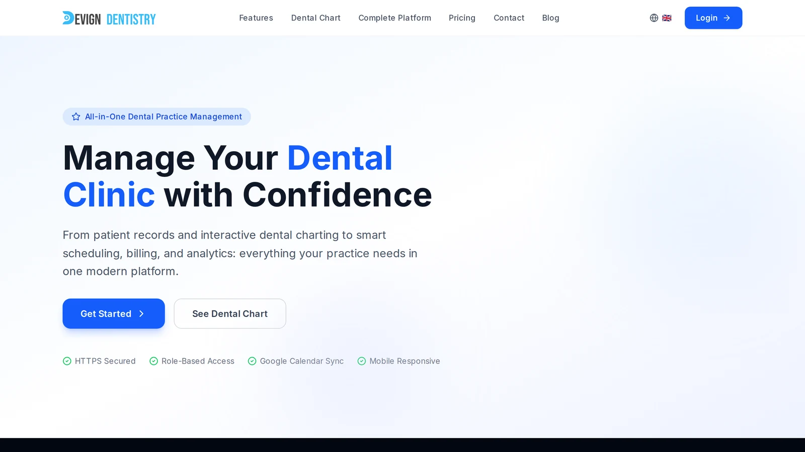 Devign Dentistry: its public website